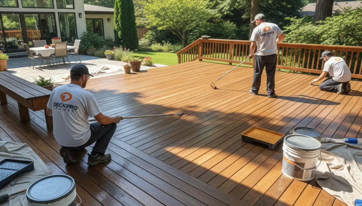 Deck painting in Redding, CA for weather-ready wood deck protection and lasting curb appeal