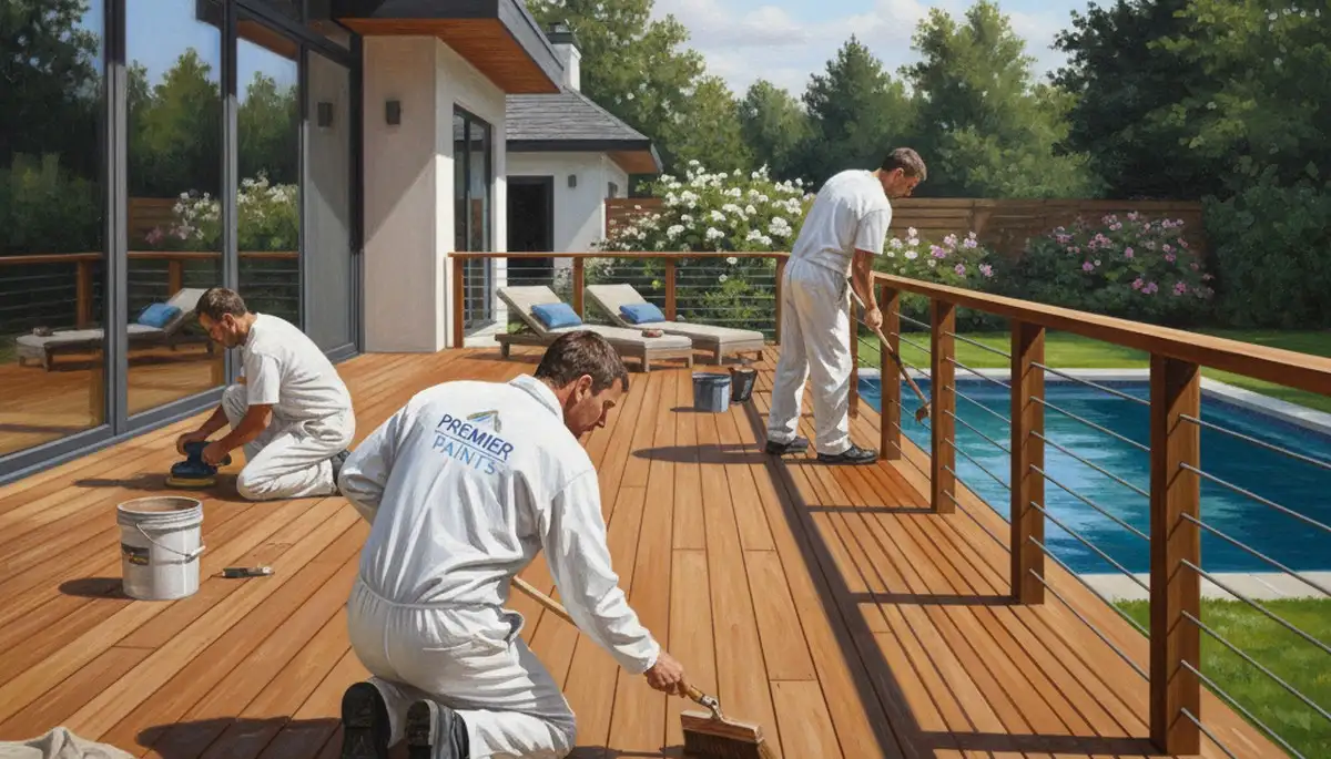 Deck staining service in Redding, CA for protecting and preserving wood in dry, sunny conditions