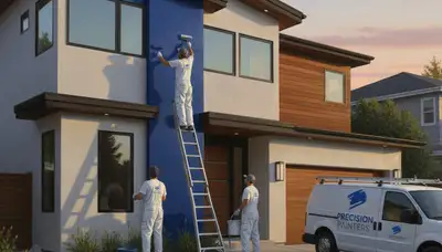 Exterior house painting in Redding, CA by Redding Paint Pros to protect and refresh a home exterior