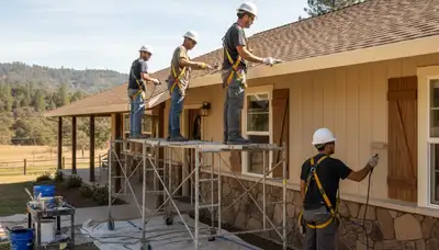 Painting contractor serving Redding, CA for interior and exterior residential painting projects