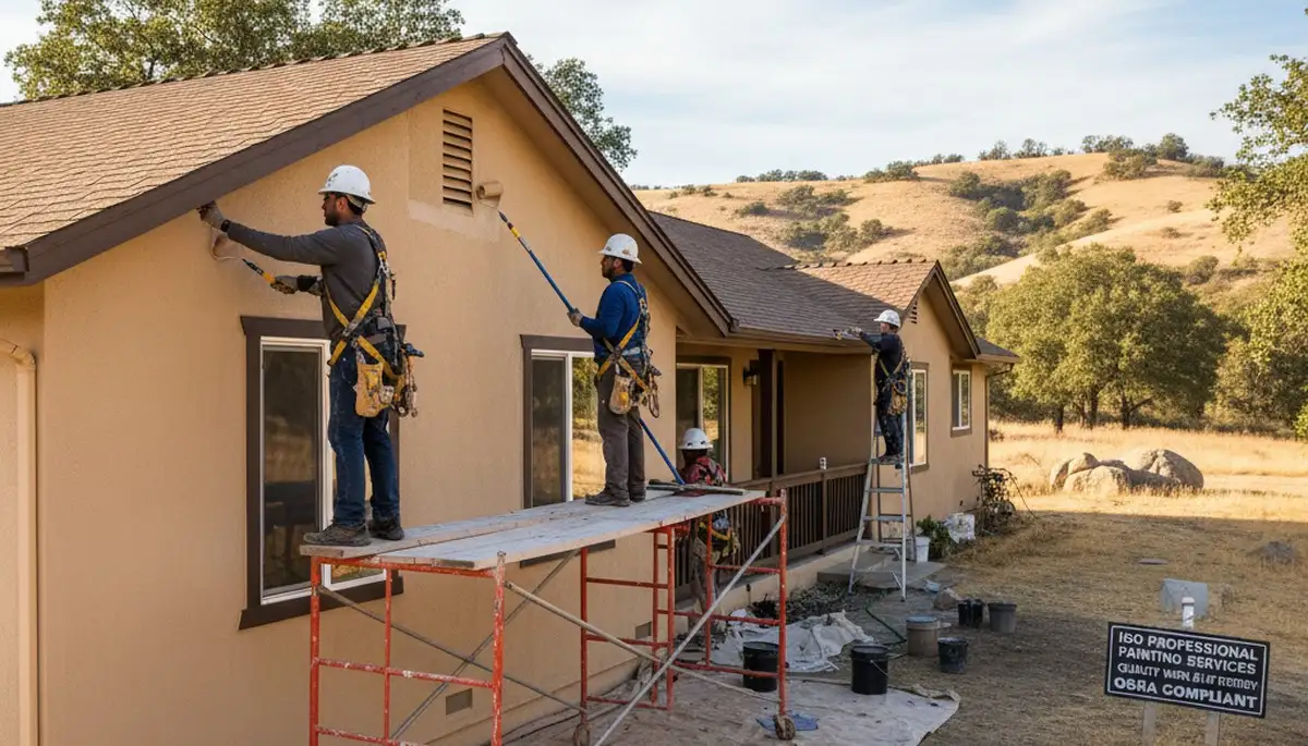 Professional painters serving Redding, CA for interior and exterior painting projects