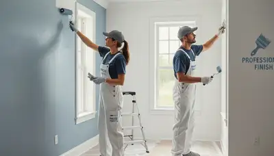 Interior house painting in Redding, CA by Redding Paint Pros for durable wall color and protection