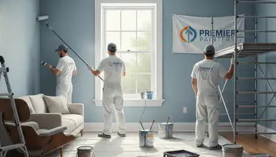 Interior house painting in Redding, CA by Redding Paint Pros, featuring a freshly painted room with durable color