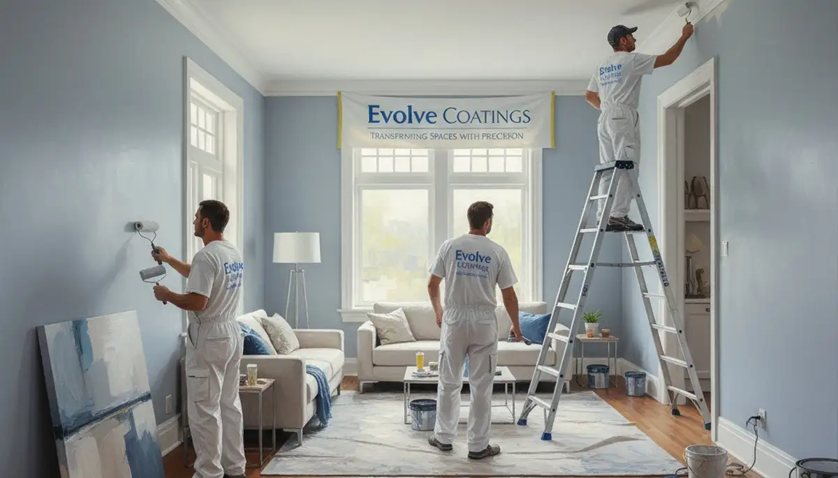 Interior house painting in Redding, CA by Redding Paint Pros for durable, fresh wall color