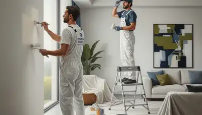 Paint touch-up service in Redding, CA for sun-faded walls and minor scuffs with clean color matching