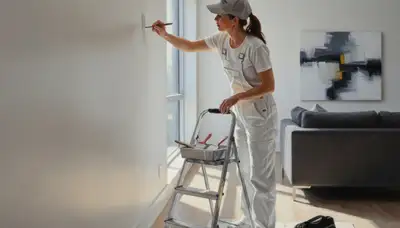 Paint touch-up service in Redding, CA for faded walls and scuffed trim with precise color matching