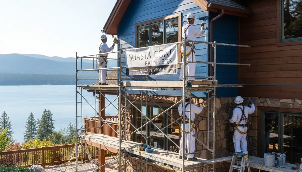 Painting contractors in Redding, CA providing professional interior and exterior painting services