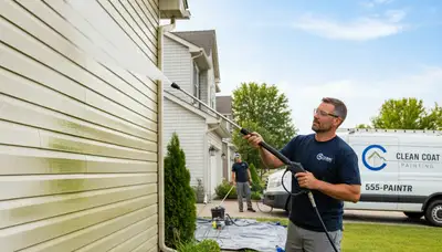 Vinyl siding pressure cleaning in Redding, CA to remove dirt, mildew, and buildup